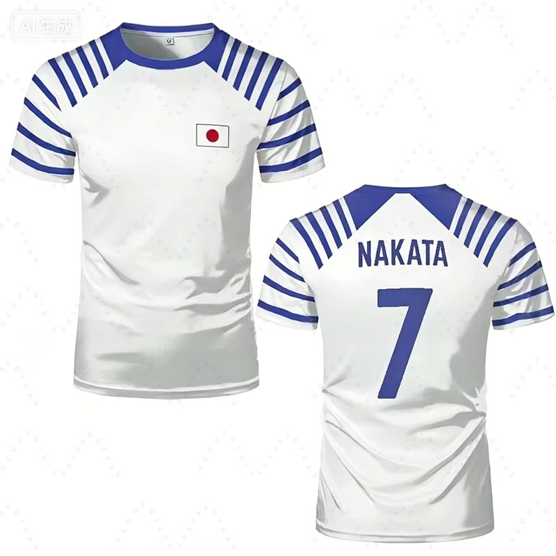 T-shirt Captain Tsubasa Anime  - Cycling Gear And Accessories avis et prix
