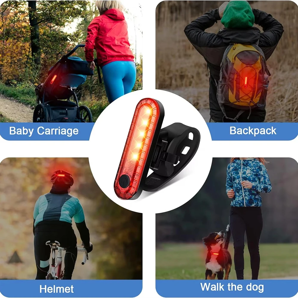Feu arrière de vélo Rechargeab - Bicycle Helmet avis et prix