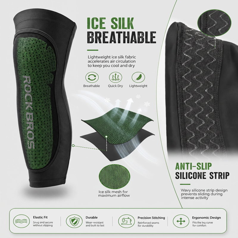 ROCKBROS-Genouillères de prote - Cycling Arm Warmers avis et prix